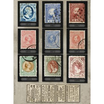 A4 Knipvel Postzegels