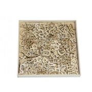 Houten ornamentbox kleine letter (15 mm) Houten ornamentbox kleine letter (15 mm)